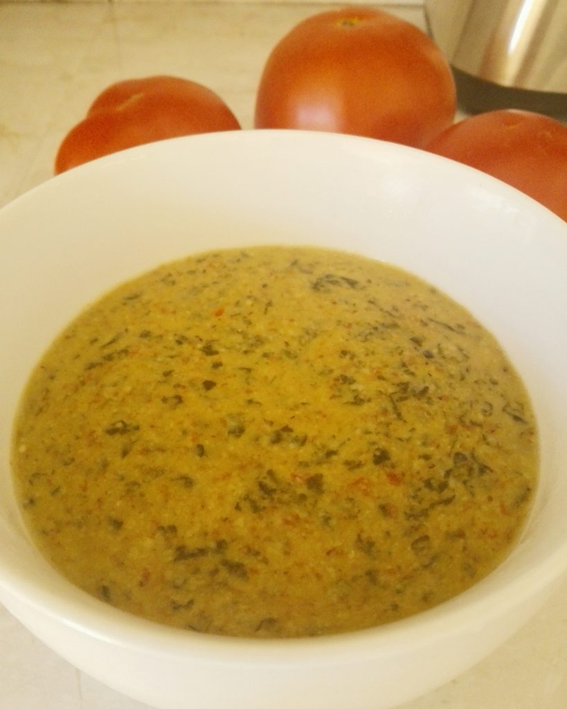 Lumanda with Pounded Groundnuts Zambian Kitchen