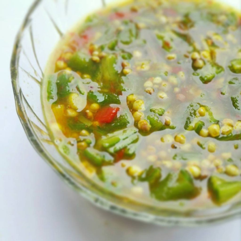 Lumanda with Pounded Groundnuts Zambian Kitchen