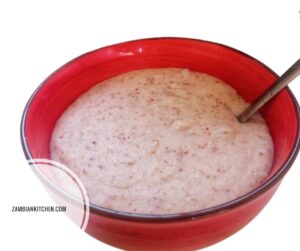Porridge with groundnuts 