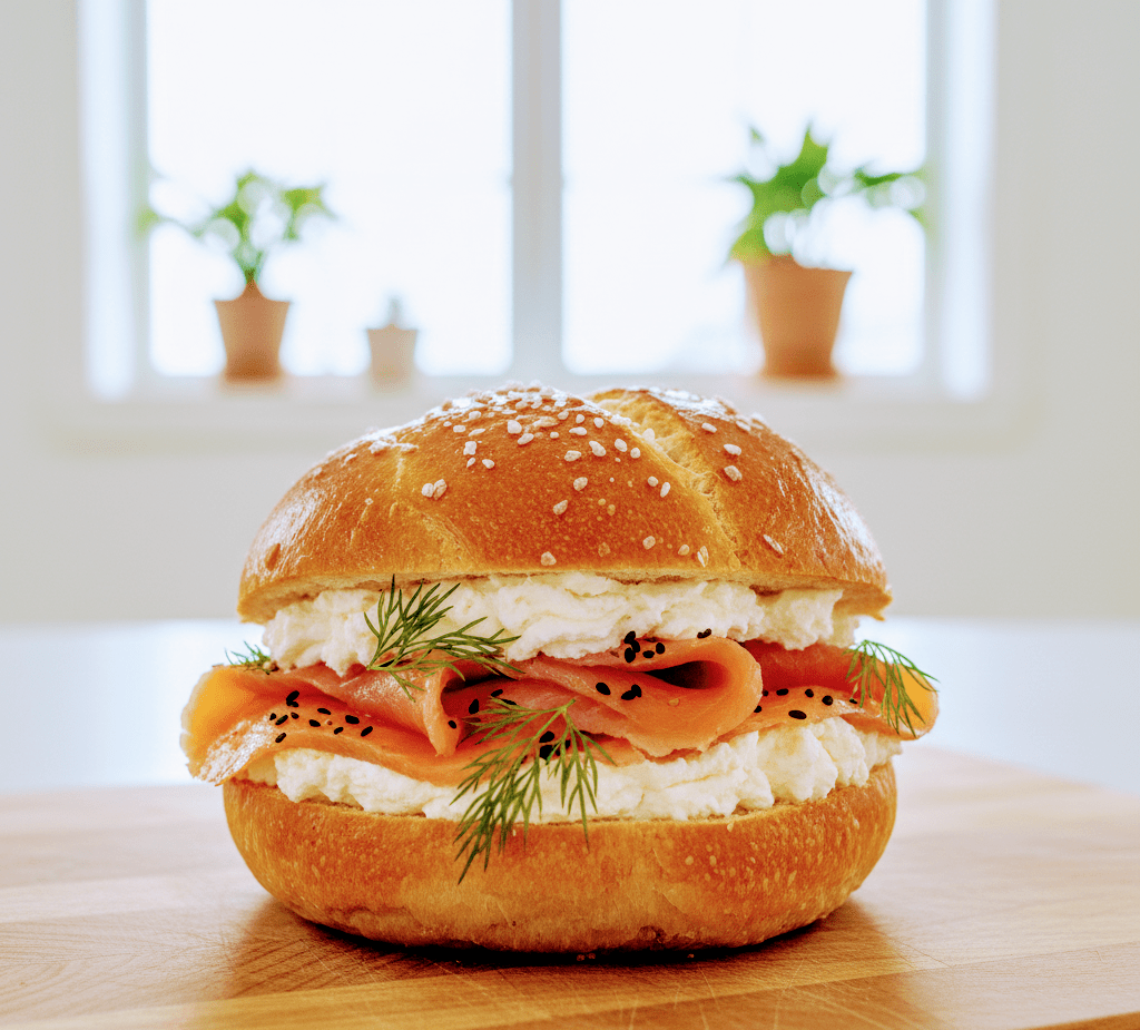 Smoked Salmon Salt Bread