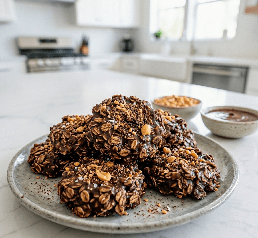 No-Bake Chocolate Oatmeal Cookies