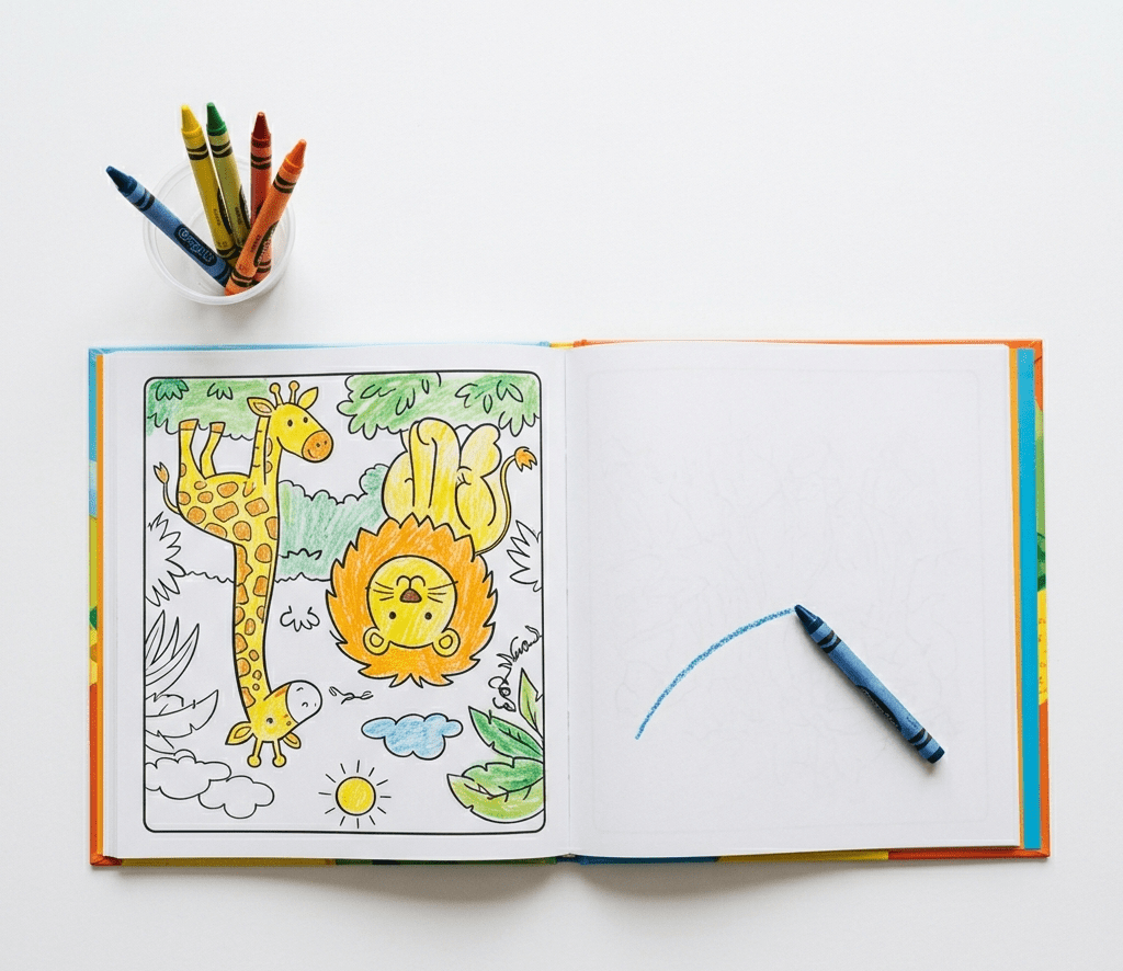 Create a coloring book